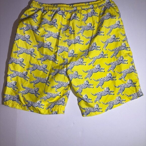 Mini Boden Boys Cheetah Bathers Swimsuit Bathingsuit Shorts size 11-12Y NO FLAWS - Picture 6 of 10